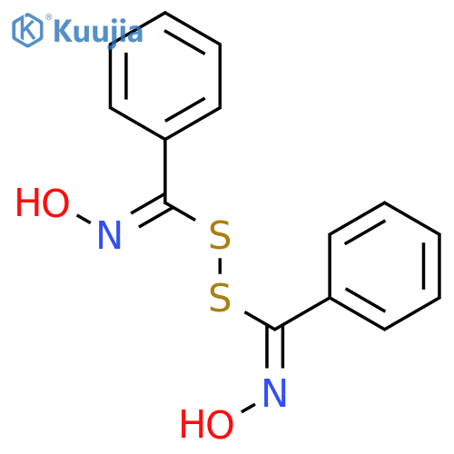 Disulfide, bis[(hydroxyimino)phenylmethyl] structure
