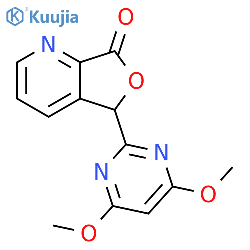 Furo[3,4-b]pyridin-7(5H)-one, 5-(4,6-dimethoxy-2-pyrimidinyl)- structure
