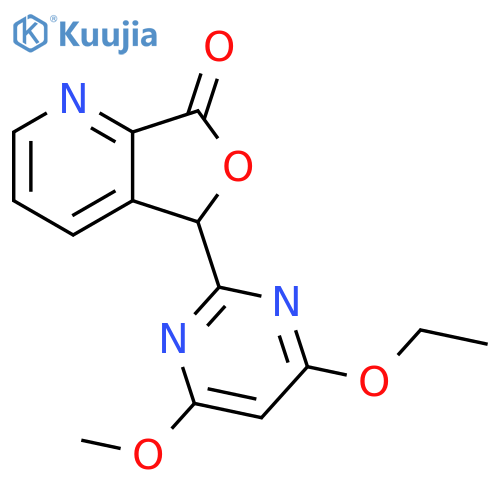 Furo[3,4-b]pyridin-7(5H)-one, 5-(4-ethoxy-6-methoxy-2-pyrimidinyl)- structure