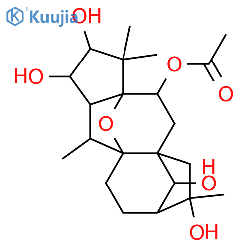 5,9-Epoxy-2,3,6,14,16-grayanotoxanepentol; (1α,2α,3β,6β,14β,16α)-form, 6-Ac structure