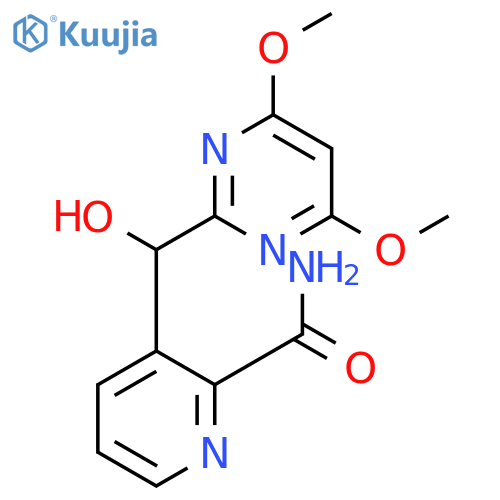 2-Pyridinecarboxamide,3-[(4,6-dimethoxy-2-pyrimidinyl)hydroxymethyl]- structure