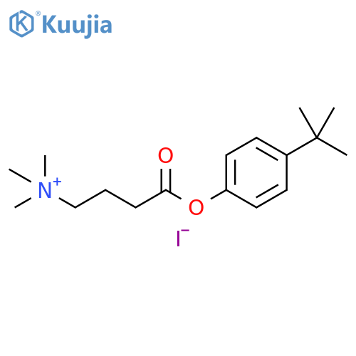 1-Butanaminium,4-[4-(1,1-dimethylethyl)phenoxy]-N,N,N-trimethyl-4-oxo-, iodide structure
