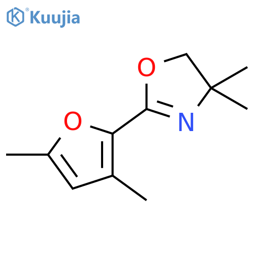 Oxazole, 2-(3,5-dimethyl-2-furanyl)-4,5-dihydro-4,4-dimethyl- structure