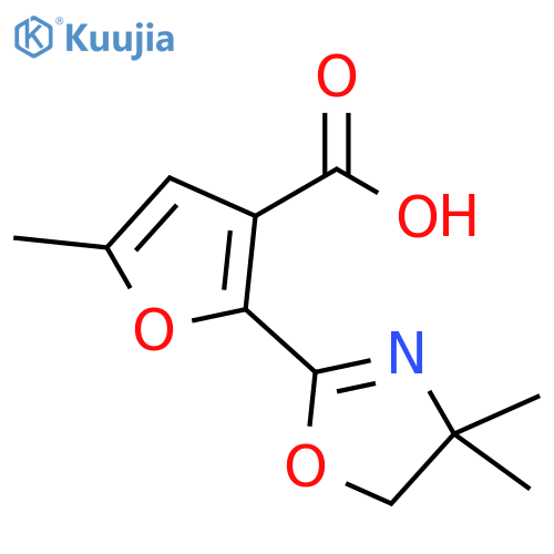3-Furancarboxylic acid,2-(4,5-dihydro-4,4-dimethyl-2-oxazolyl)-5-methyl- structure