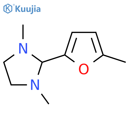 Imidazolidine, 1,3-dimethyl-2-(5-methyl-2-furanyl)- structure