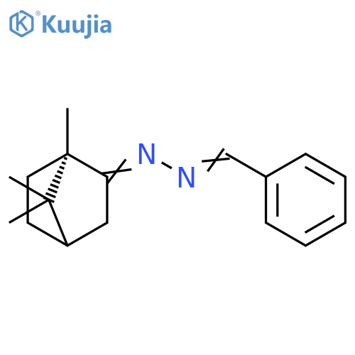 Benzaldehyde, (1,7,7-trimethylbicyclo[2.2.1]hept-2-ylidene)hydrazone,(1R)- structure