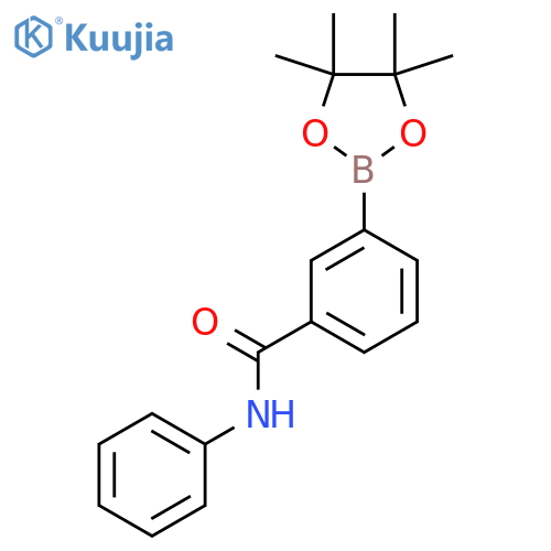 N-Phenyl-3-(4,4,5,5-tetramethyl-1,3,2-dioxaborolan-2-yl)benzamide structure