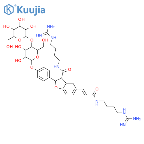 Hordatine A; 4'-O-[α-D-Glucopyranosyl-(1→4)-β-D-glucopyranoside] structure