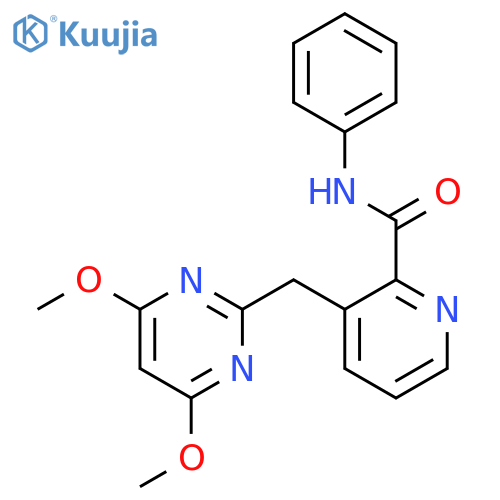 2-Pyridinecarboxamide,3-[(4,6-dimethoxy-2-pyrimidinyl)methyl]-N-phenyl- structure