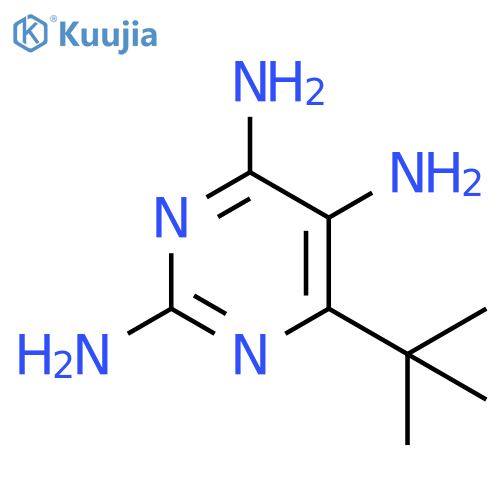 2,4,5-Pyrimidinetriamine, 6-(1,1-dimethylethyl)- structure