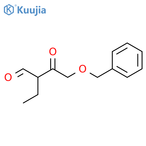 Butanal, 2-ethyl-3-oxo-4-(phenylmethoxy)- structure