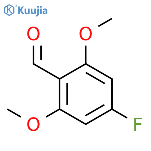 Benzaldehyde, 4-fluoro-2,6-dimethoxy- structure