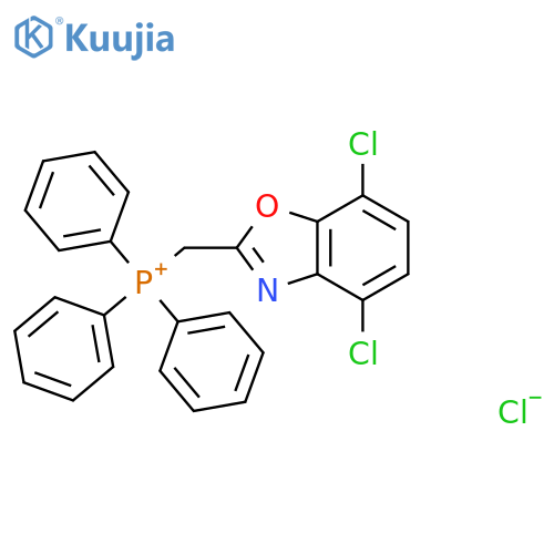 Phosphonium, [(4,7-dichloro-2-benzoxazolyl)methyl]triphenyl-, chloride structure