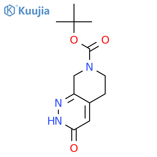 tert-Butyl 3-oxo-2,3,5,6-tetrahydropyrido[3,4-c]pyridazine-7(8H)-carboxylate structure