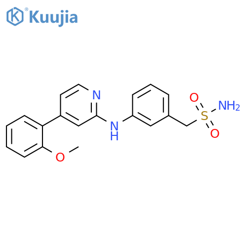 3-4-(2-Methoxyphenyl)-2-pyridinylamino-benzenemethanesulfonamide structure
