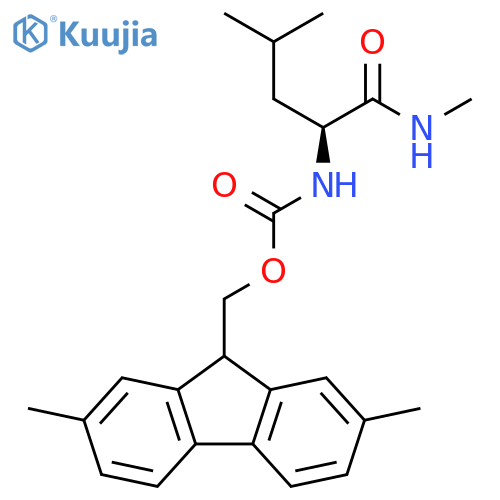 Carbamic acid, [3-methyl-1-[(methylamino)carbonyl]butyl]-,(2,7-dimethyl-9H-fluoren-9-yl)methyl ester, (S)- structure