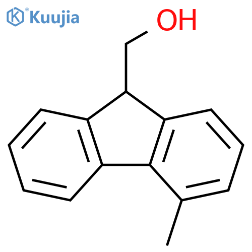 9H-Fluorene-9-methanol, 4-methyl- structure