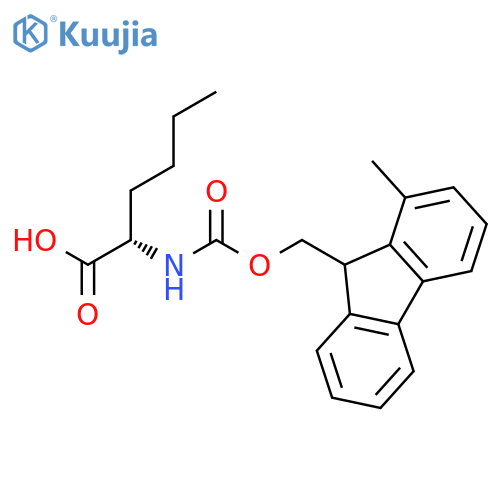 L-Norleucine, N-[[(1-methyl-9H-fluoren-9-yl)methoxy]carbonyl]- structure
