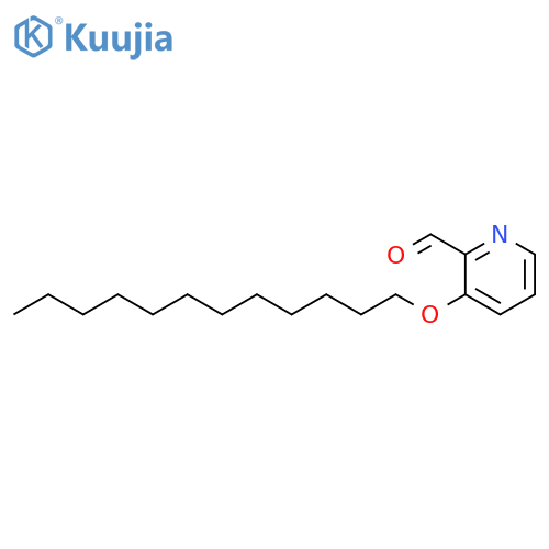 2-Pyridinecarboxaldehyde, 3-(dodecyloxy)- structure