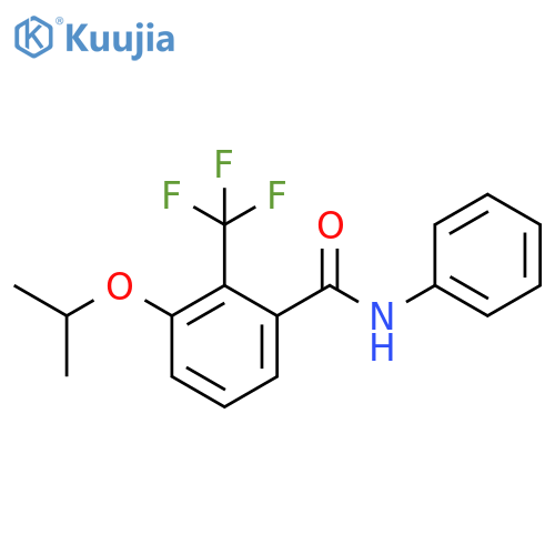 Benzamide, 3-(1-methylethoxy)-N-phenyl-2-(trifluoromethyl)- structure