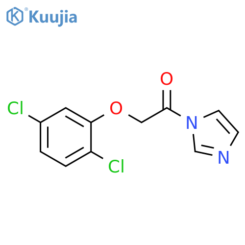 1H-Imidazole, 1-[(2,5-dichlorophenoxy)acetyl]- structure