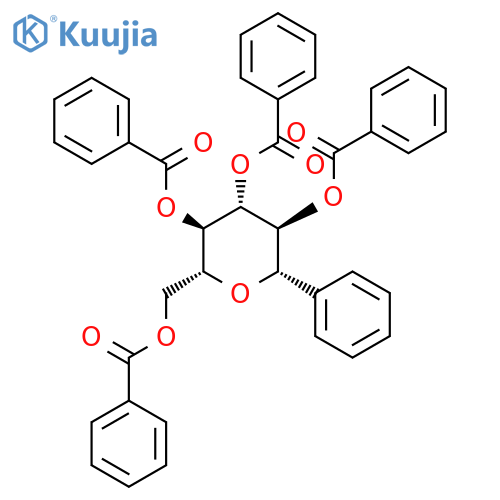 D-Glucitol, 1,5-anhydro-1-C-phenyl-, tetrabenzoate, (1S)- structure