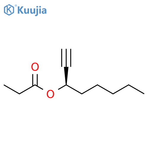 1-Octyn-3-ol, propanoate, (R)- structure