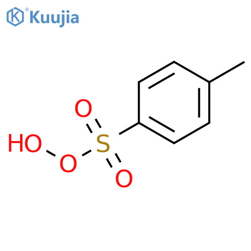 Benzenesulfonoperoxoic acid, 4-methyl- structure