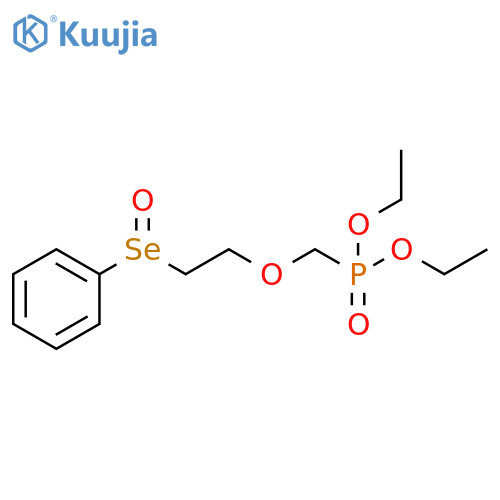 Phosphonic acid, [[2-(phenylseleninyl)ethoxy]methyl]-, diethyl ester structure
