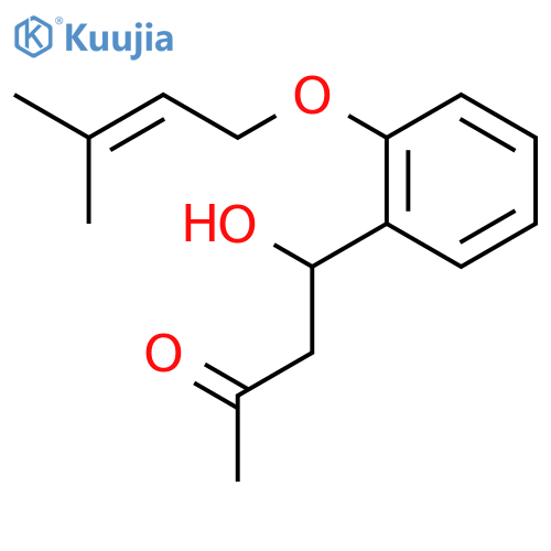 2-Butanone, 4-hydroxy-4-[2-[(3-methyl-2-butenyl)oxy]phenyl]- structure