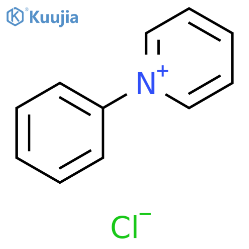 Pyridinium, 1-phenyl-, chloride structure