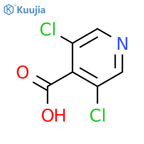 3,5-dichloropyridine-4-carboxylic acid structure