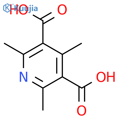 3,5-Pyridinedicarboxylic acid, 2,4,6-trimethyl- structure