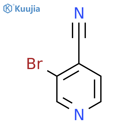 3-bromopyridine-4-carbonitrile structure