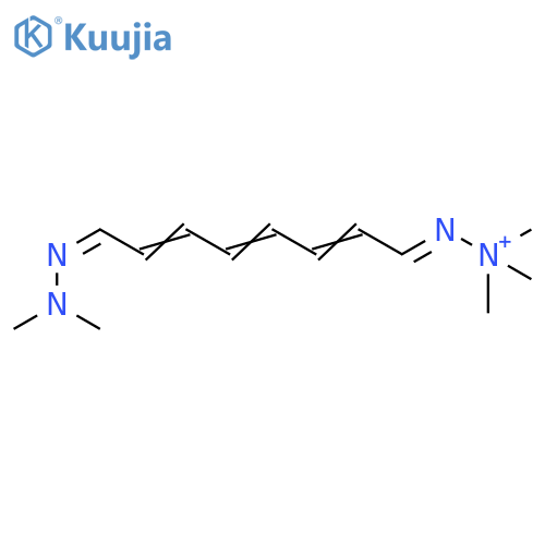 Hydrazinium,2-[8-(dimethylhydrazono)-2,4,6-octatrienylidene]-1,1,1-trimethyl- structure