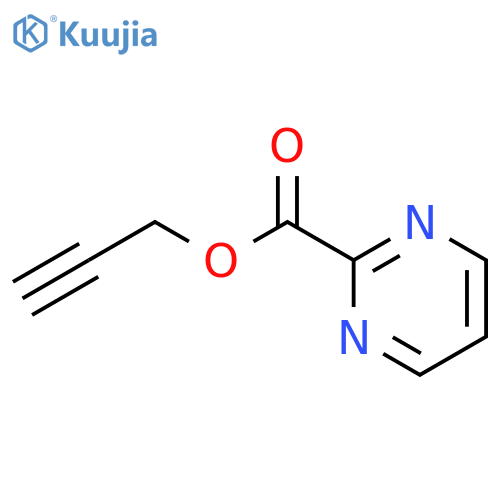 2-Pyrimidinecarboxylicacid, 2-propyn-1-yl ester structure