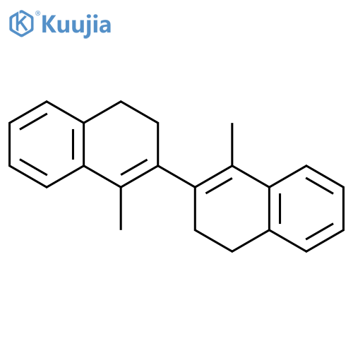 2,2'-Binaphthalene, 3,3',4,4'-tetrahydro-1,1'-dimethyl- structure
