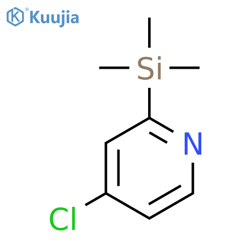 4-Chloro-2-trimethylsilylpyridine structure
