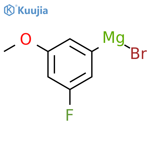 3-Fluoro-5-methoxyphenylmagnesium bromide, 0.50 M in THF structure