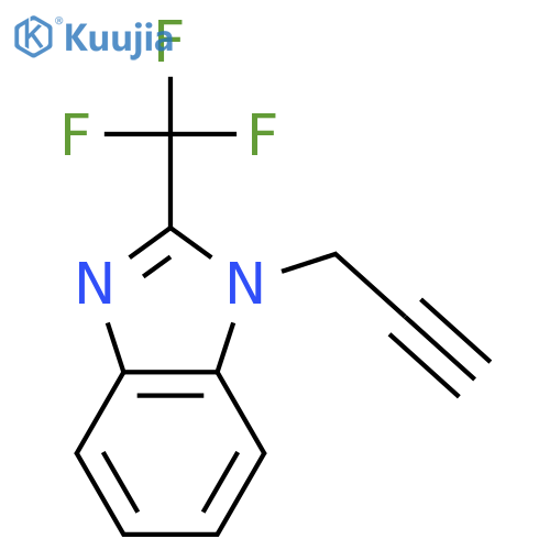 1-(2-Propynyl)-2-(trifluoromethyl)-1H-1,3-benzimidazole structure