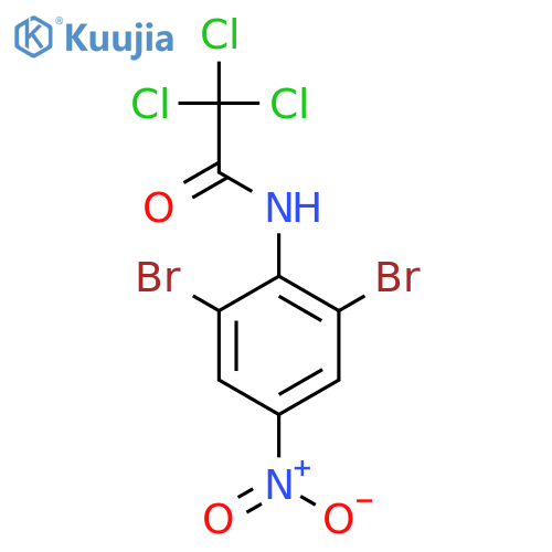 Acetamide, 2,2,2-trichloro-N-(2,6-dibromo-4-nitrophenyl)- structure