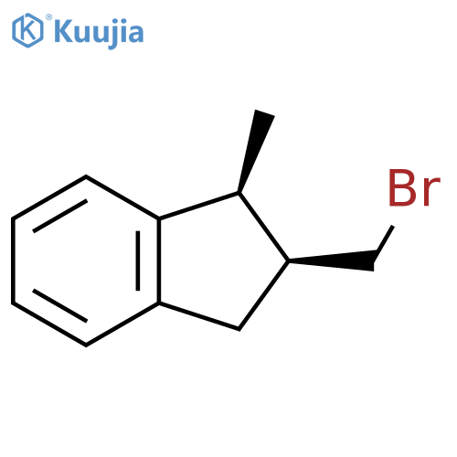1H-Indene, 2-(bromomethyl)-2,3-dihydro-1-methyl-, cis- structure