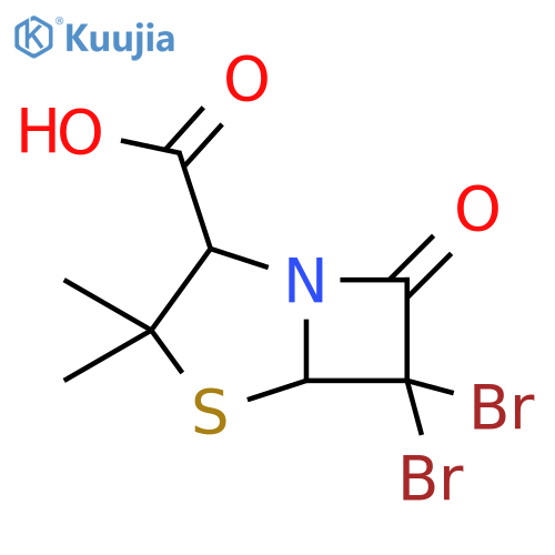 4-Thia-1-azabicyclo[3.2.0]heptane-2-carboxylic acid,6,6-dibromo-3,3-dimethyl-7-oxo- structure