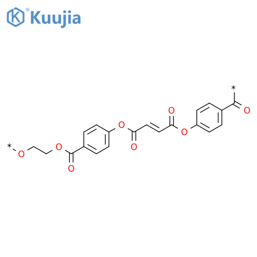 Poly[oxy-1,2-ethanediyloxycarbonyl-1,4-phenyleneoxy(1,4-dioxo-2-butene-1,4-diyl)oxy-1,4-phenylenecarbonyl] structure