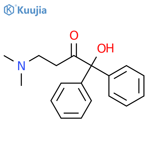 2-Butanone,4-(dimethylamino)-1-hydroxy-1,1-diphenyl- structure