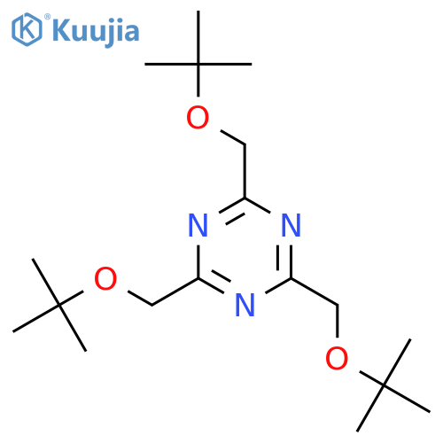 1,3,5-Triazine, 2,4,6-tris[(1,1-dimethylethoxy)methyl]- structure