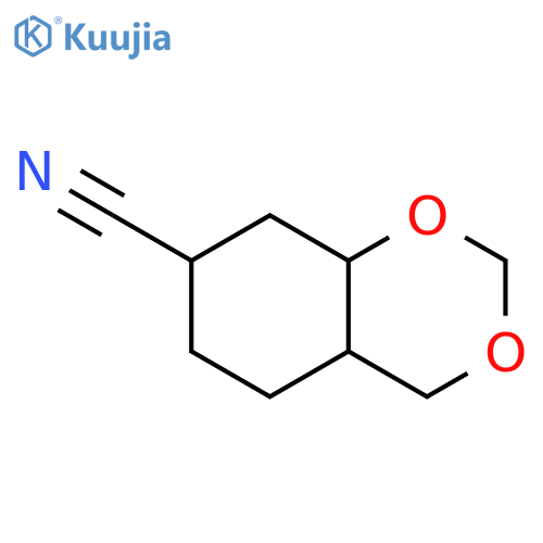 4H-1,3-Benzodioxin-7-carbonitrile, hexahydro- structure