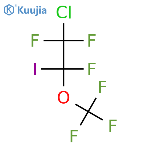 Ethane, 1-chloro-1,1,2-trifluoro-2-iodo-2-(trifluoromethoxy)- structure