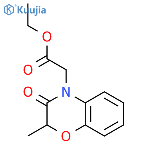 4H-1,4-Benzoxazine-4-acetic acid, 2,3-dihydro-2-methyl-3-oxo-, ethylester structure