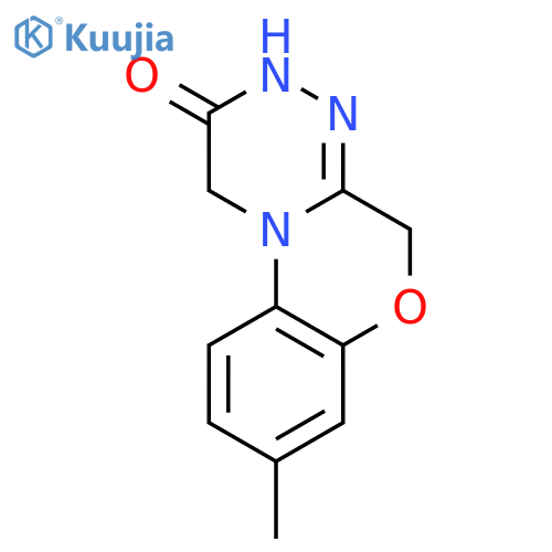 [1,2,4]Triazino[3,4-c][1,4]benzoxazin-2(1H)-one,3,5-dihydro-8-methyl- structure